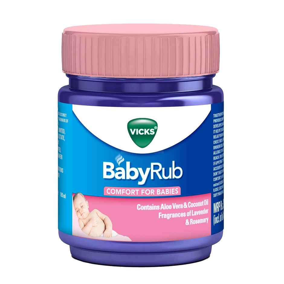 Vicks Babyrub Moisturize, Soothe & Relax Your Baby