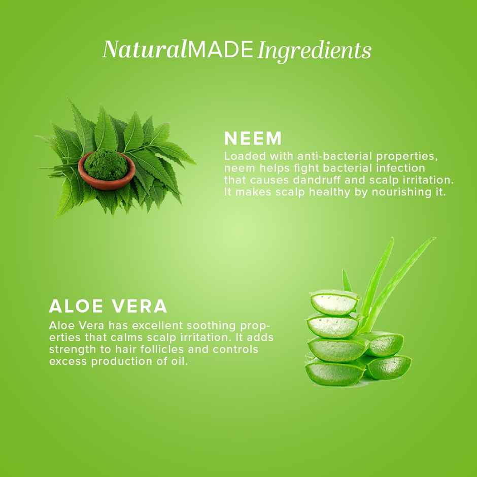 Khadi Natural Neem And Aloe Vera Hair Cleanser | Scalp Clarifying Shampoo | SLS And Paraben Free