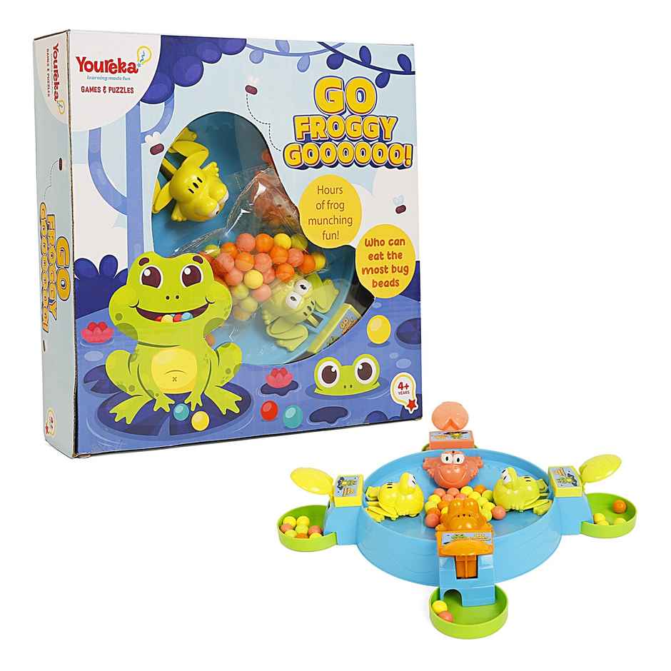 Hamleys Youreka Go Froggy Go Games & Puzzles, 4Y+, Multicolour