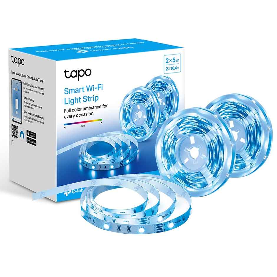 TP-Link Tapo L900-10 Smart Wi-Fi Light Strip ,Wi-Fi App Control RGB, Works with Alexa &Google Home