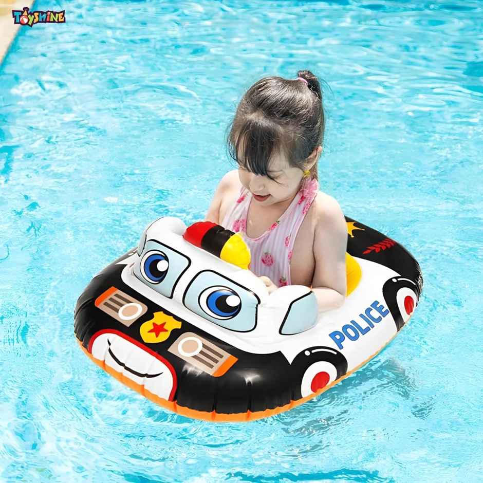 Toyshine Inflatable Police Theme Swimming Pool Tub Tube Water Play Centre Toy for Kids