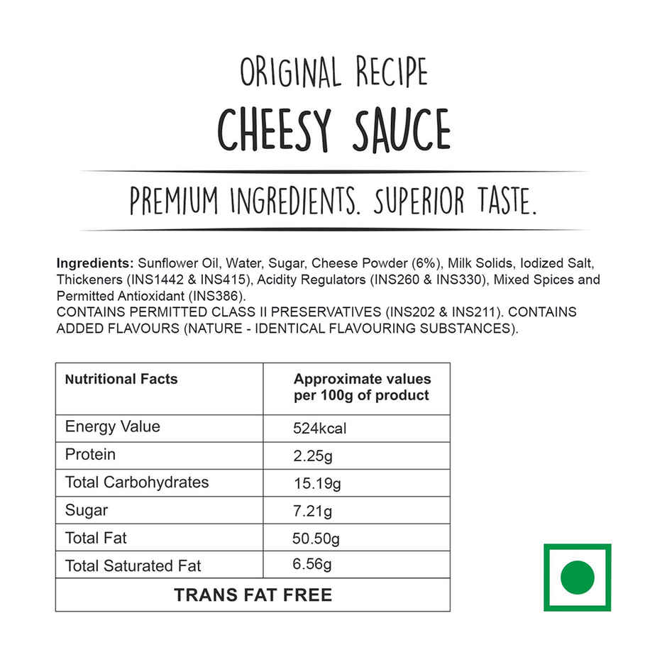 Wingreens Farms Cheesy Sauce Spout Pouch