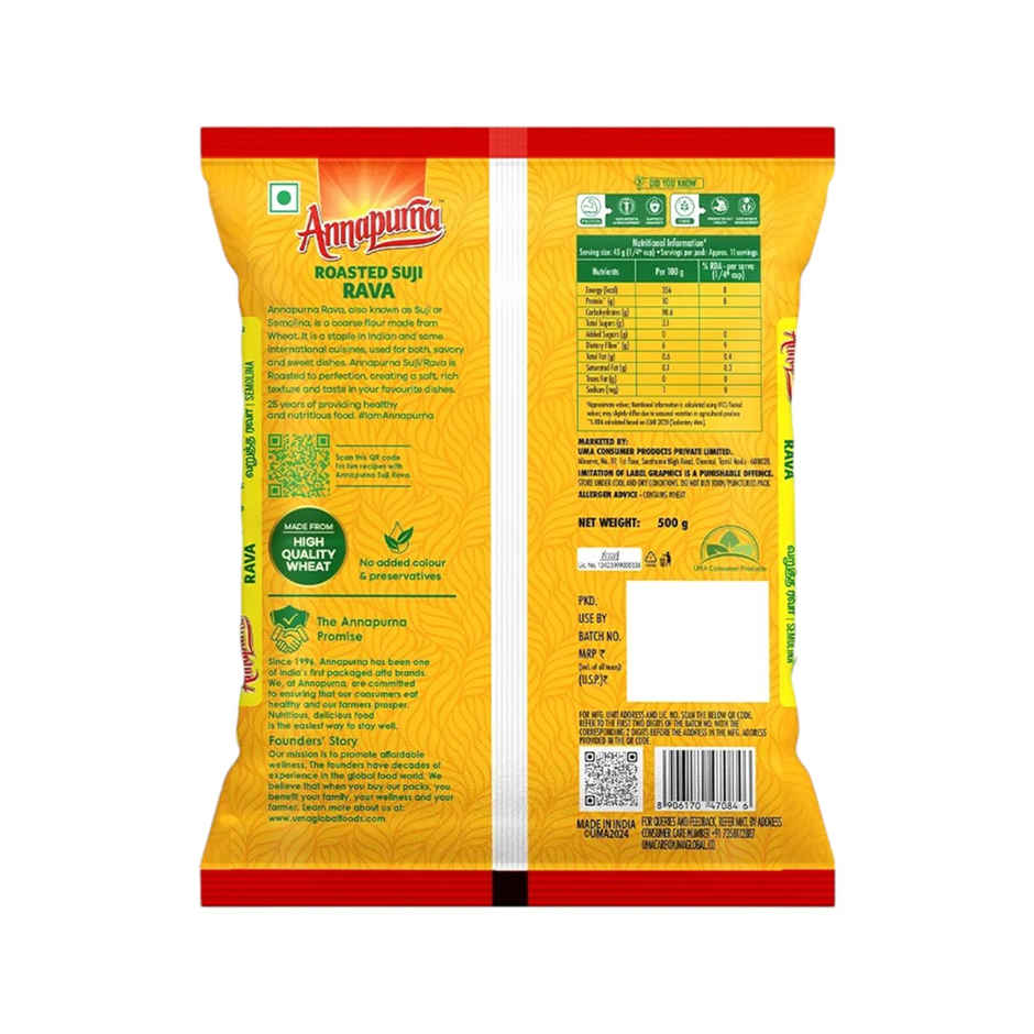 Annapurna Roasted Suji Rava / Roasted Sooji