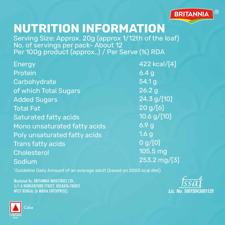 Britannia English Tea Cake