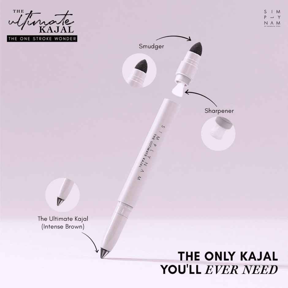 Simply Nam The Ultimate Intense Brown Kajal, Sweat & Water-Resistant, 7 Times More Product