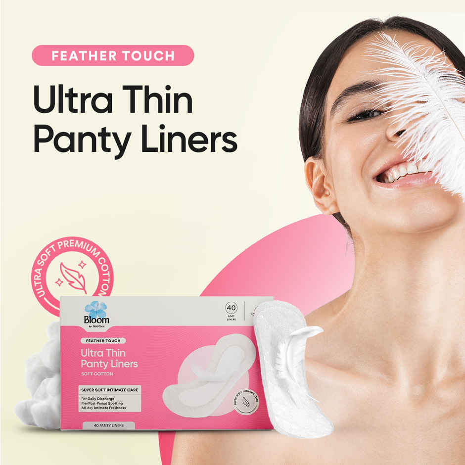 Bloom By Bold Care Panty Liners | Anti-Bacterial Daily Protection & Discharge