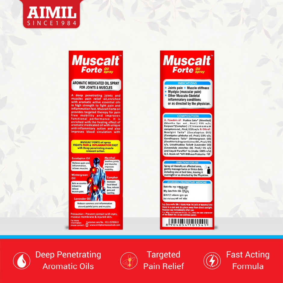 Aimil Muscalt Forte Oil Spray