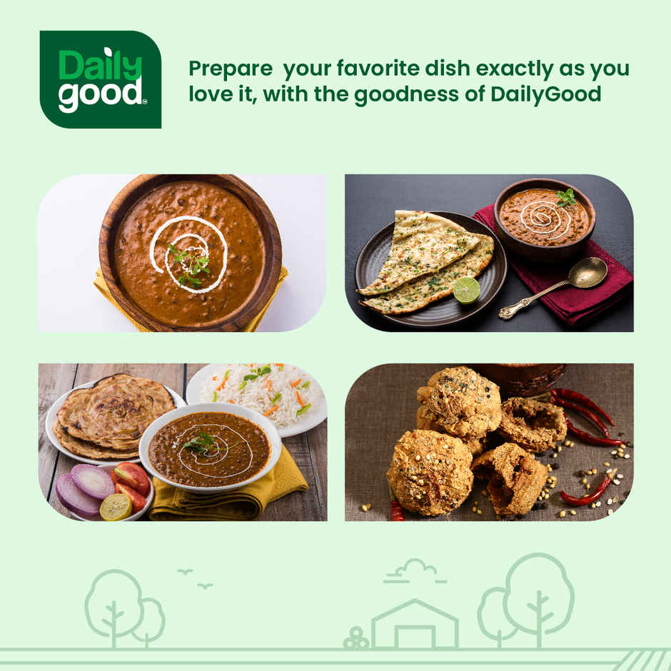 Daily Good Unpolished Urad Black Chilka - Splits