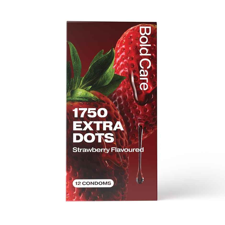 Extra Dots Strawberry Condoms