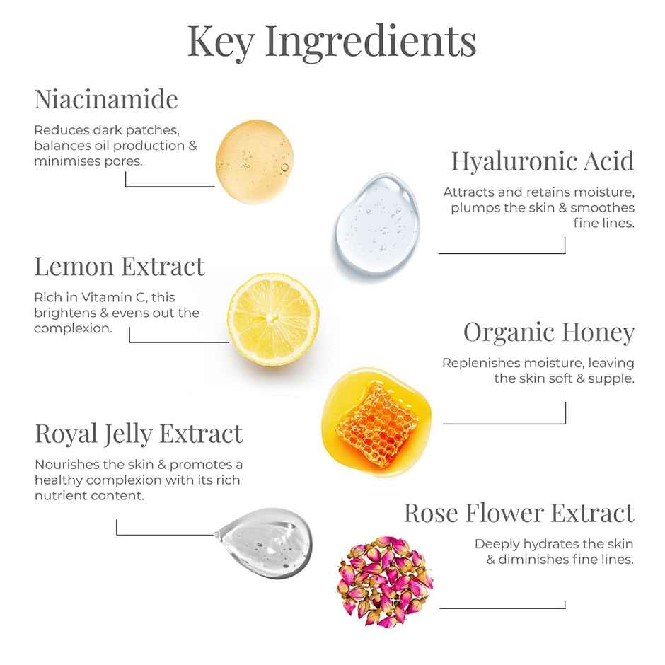 Forest Essentials Facial Cleanser Honey Lemon Rosewater | Brightening Ayurvedic Face Wash