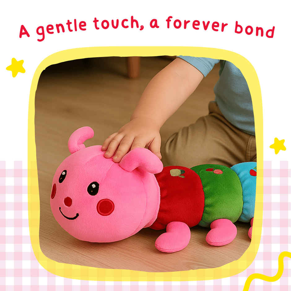 Toytales Adorable Colorful Caterpillar Soft Toy