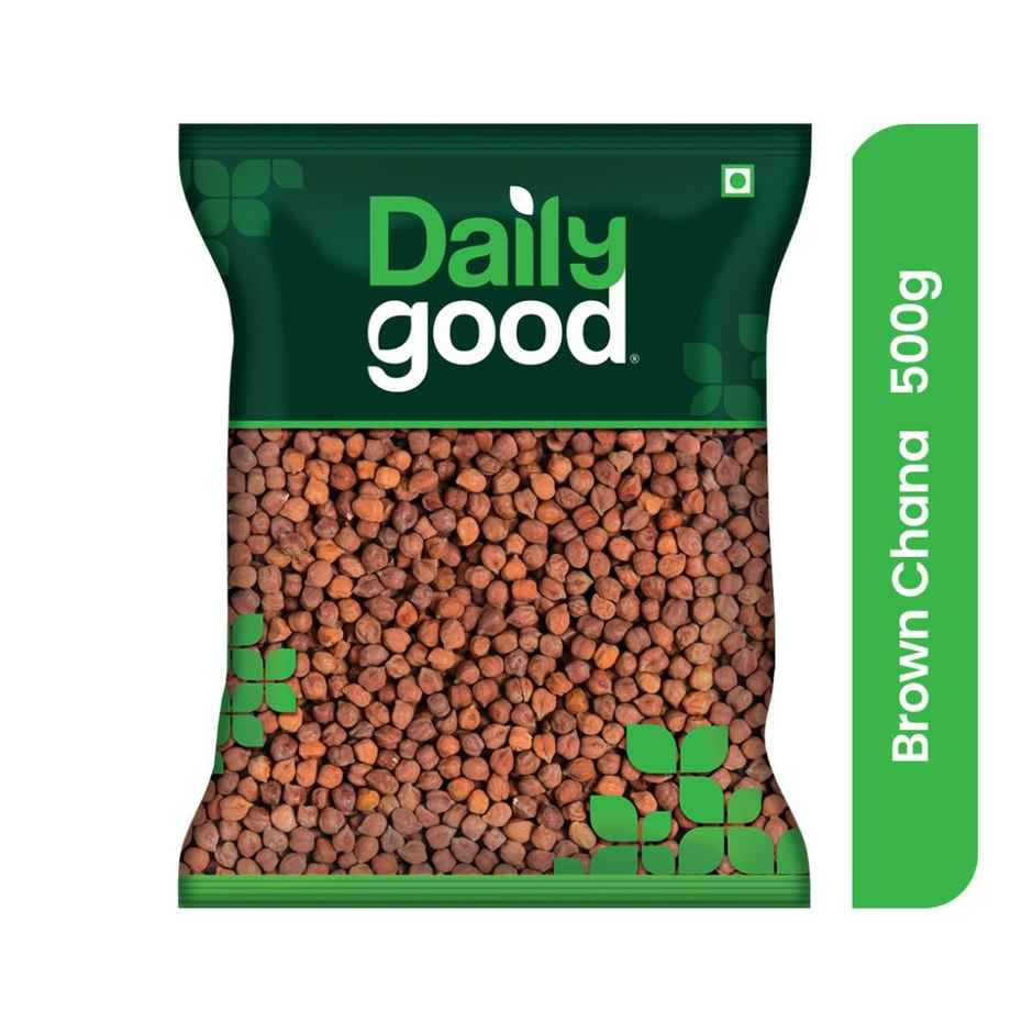 Daily Good Unpolished White Lobiya / Cowpea(500gms) & Daily Good Brown Chana(500gms) Combo