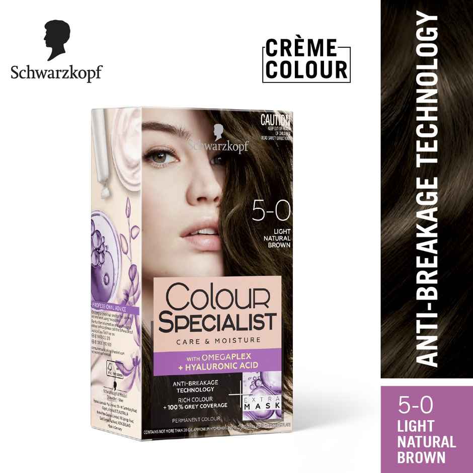 Schwarzkopf Colour Specialist Permanent Hair Colour 5-0 Light Natural Brown