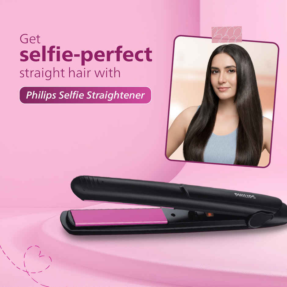Philips India's No.1 Hair Styling Brand Selfie Hair Straightener | HP8302/06