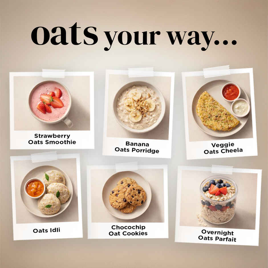 Bagrry's White Oats (Made From Pure Whole Grain)