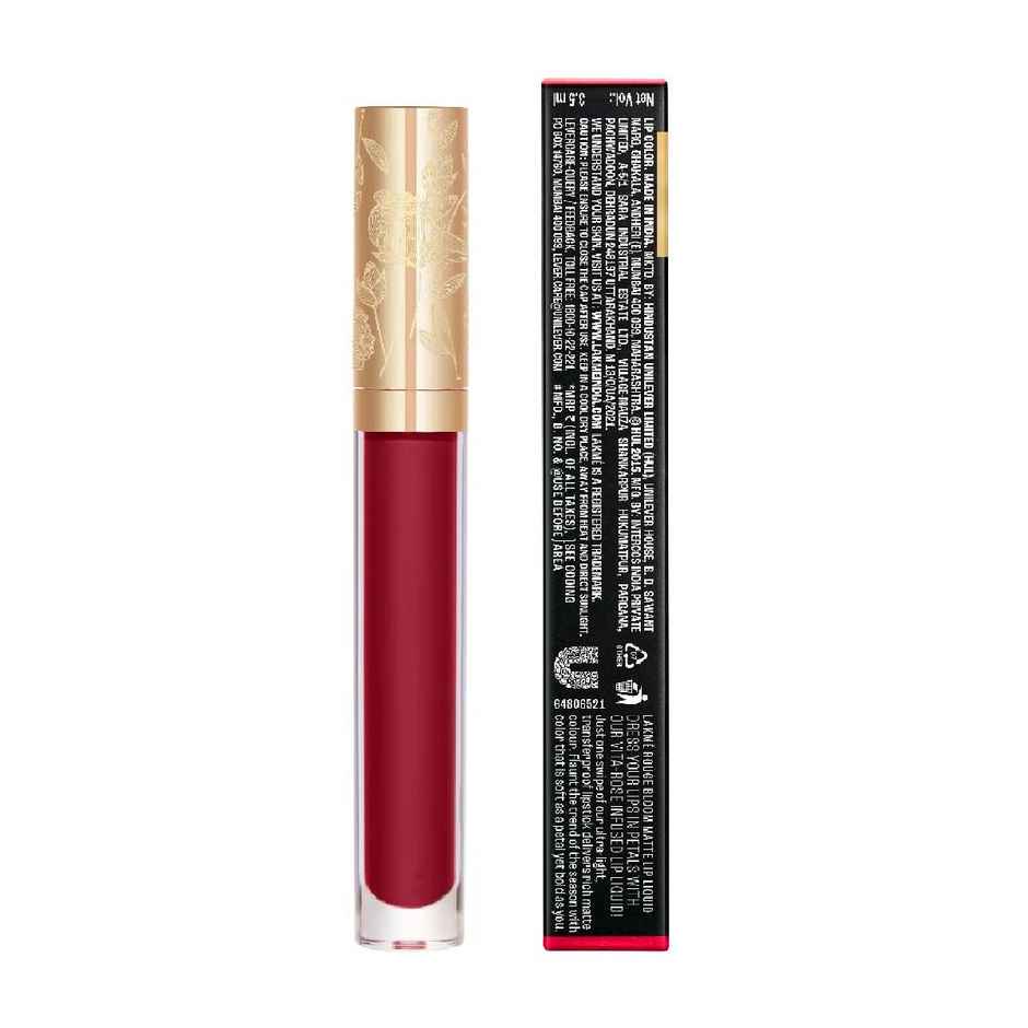 Lakme Rouge Bloom Matte Lip Liquid Regal Rose 102
