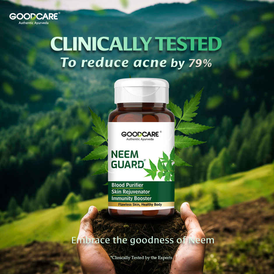 Goodcare Neem Guard Ayurvedic Capsules For Clear And Healthy Skin 60 Capsules