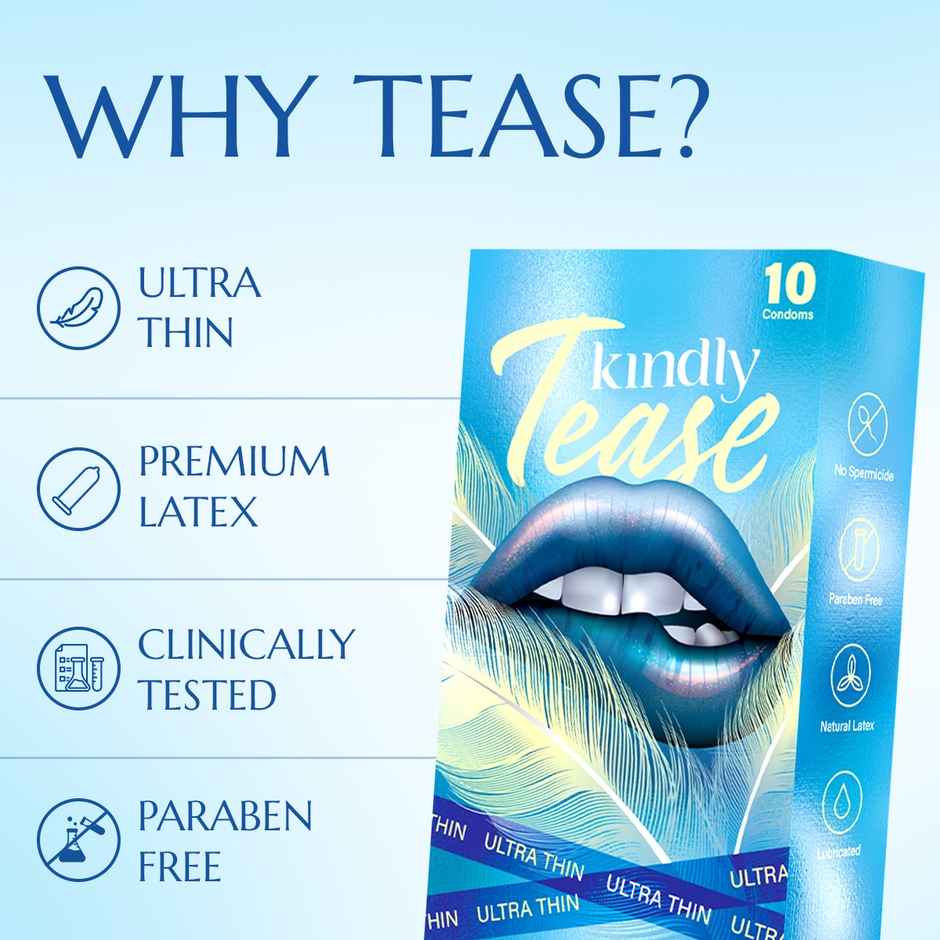 Kindly Health Tease Ultra Thin Condoms