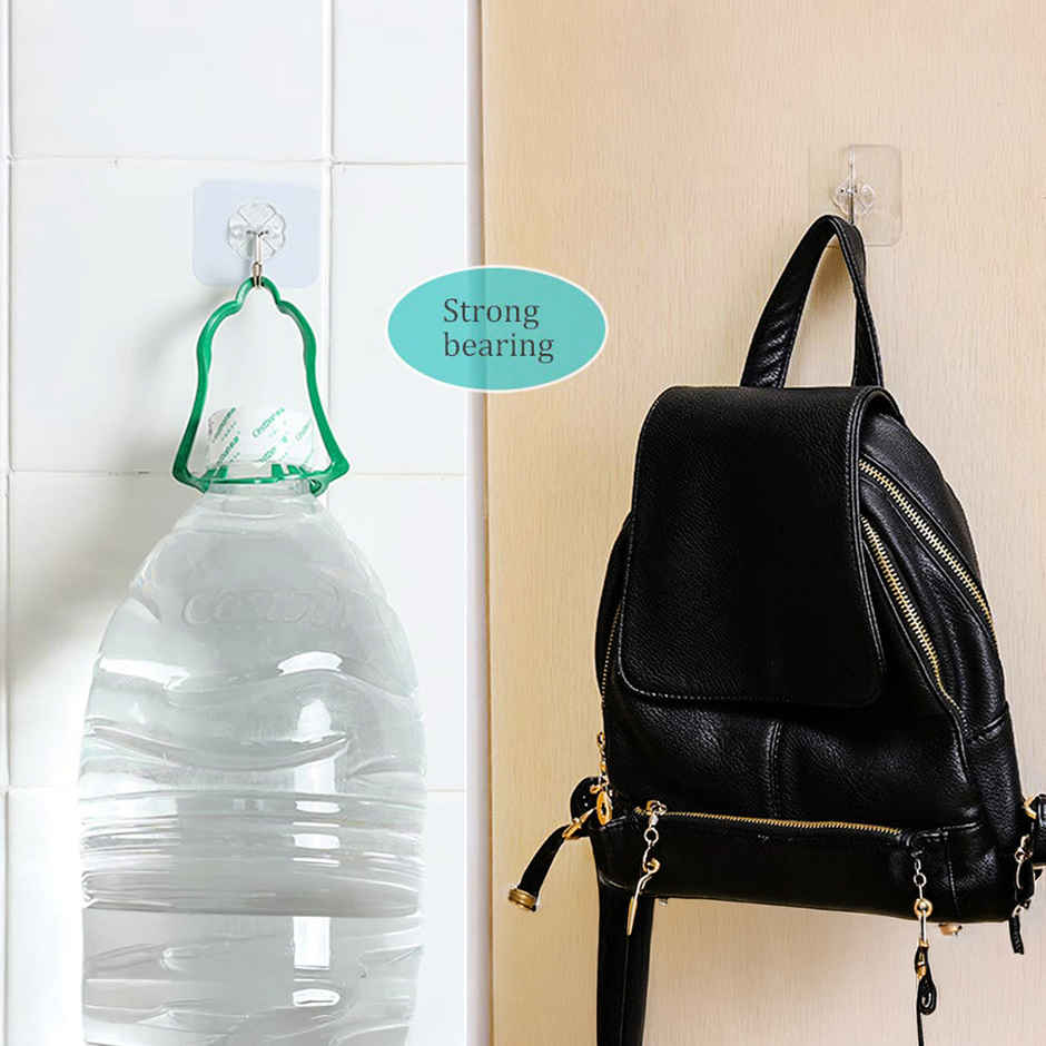 Se7En Self Adhesive Wall Hooks Combo