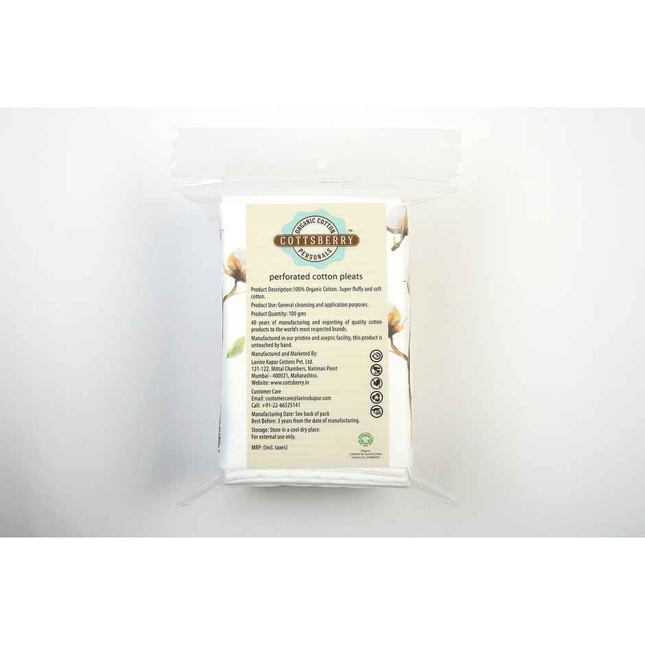 Cottsberry Organic Cotton Perforated Pleats