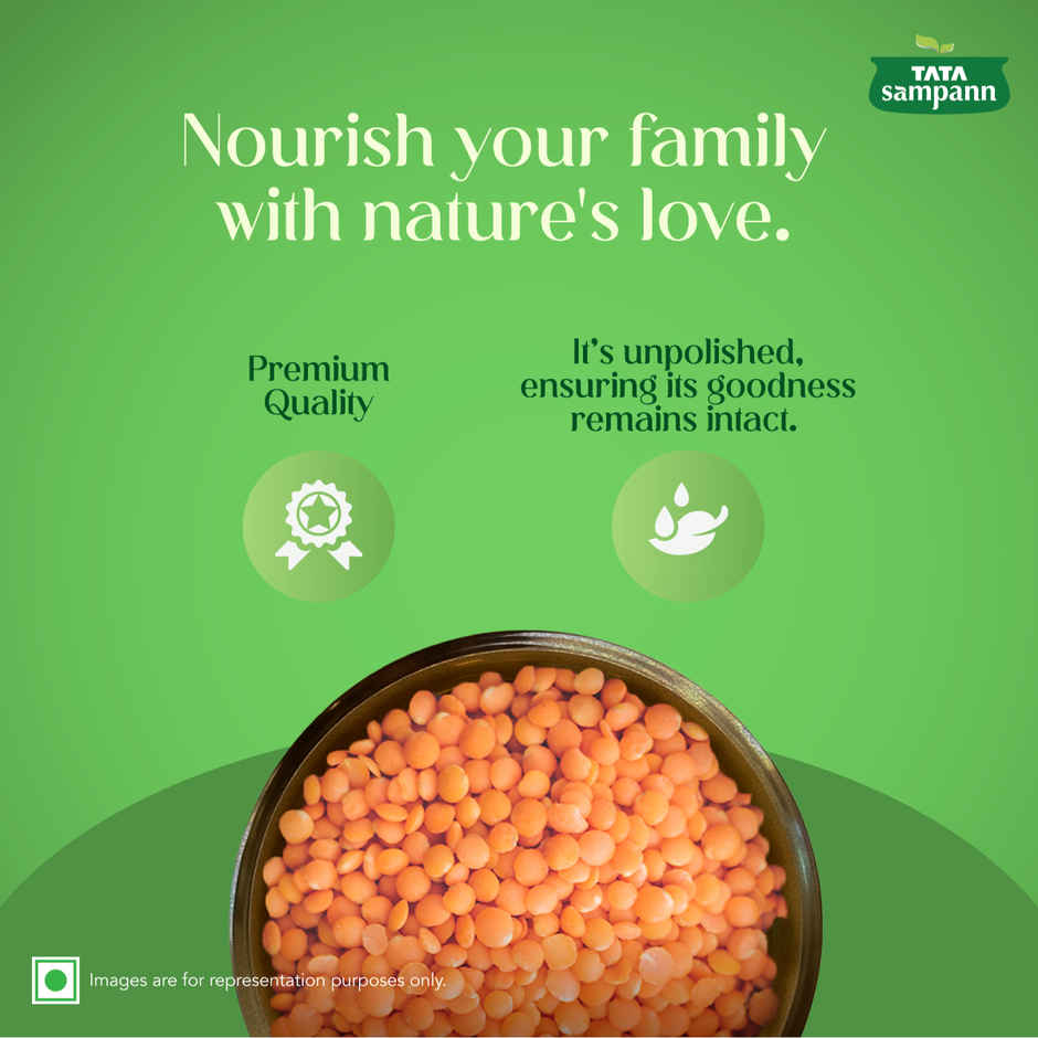 Tata Sampann Unpolished Masoor - Whole