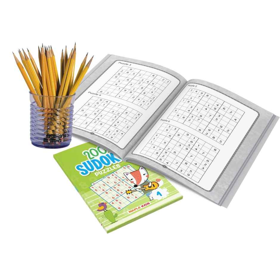Sudoku Book For Adults | Set Of 4 | 800+ Puzzles | Brain Booster For Children | Age 4+
