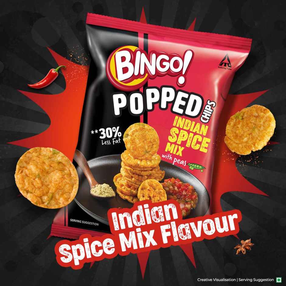 Bingo! Popped Chips Indian Spice Mix Combo 
