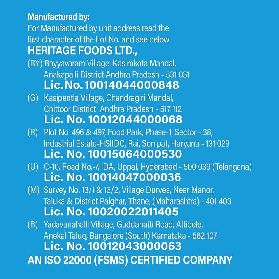 Heritage Total Curd Tub