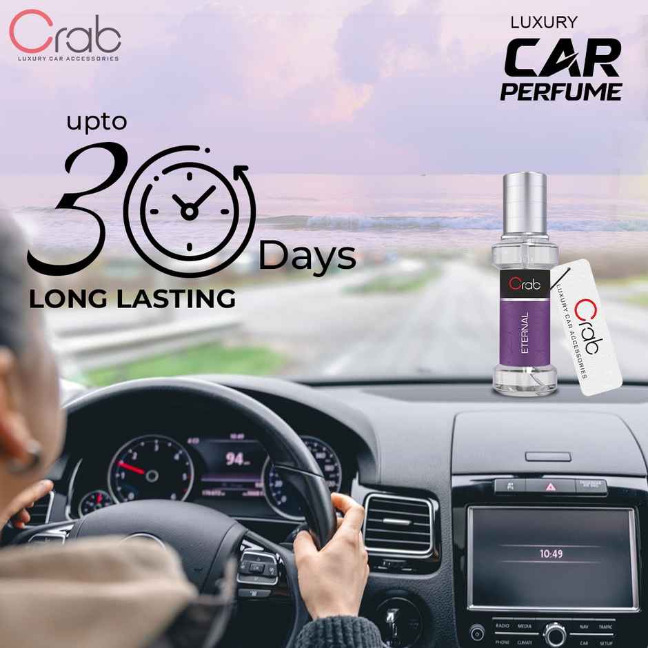 Crab Premium Eternal Fragrance Spray | Long-Lasting Car Perfume Freshener | Home, Office & Vehicles