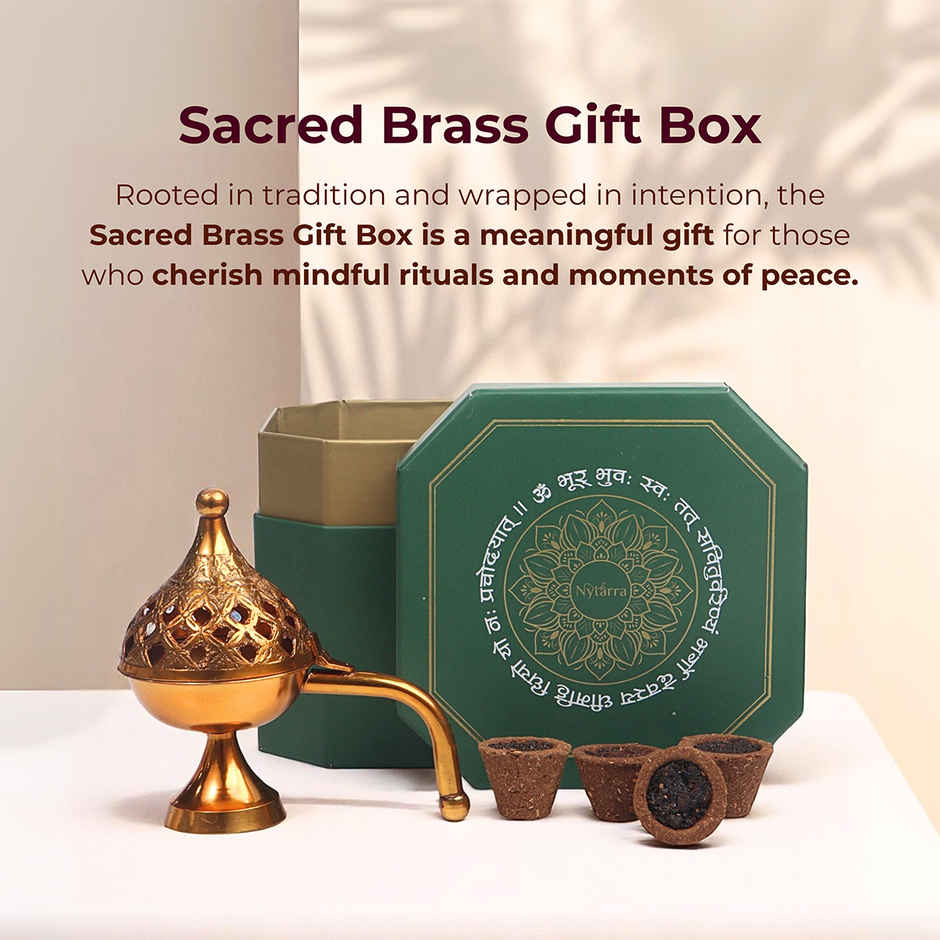 Nytarra Naturals Sacred Brass Gift Box