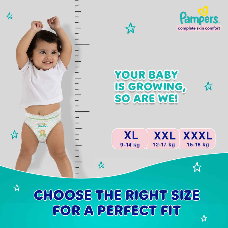 Pampers All Round Protection Baby Diapers | Pant Style | XL | 56 pcs
