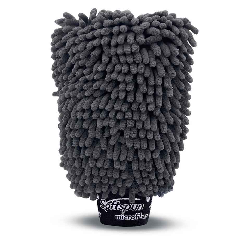 Softspun Microfiber All Purpose Glove/Mitt (1700 GSM, 1pc, Grey)
