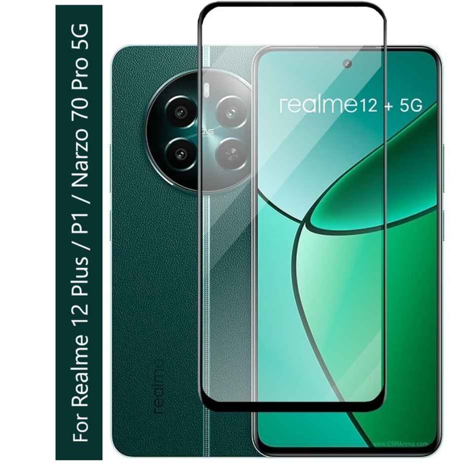 Kwine CASE Edge To Edge Tempered Glass for realme Narzo 70 Pro 5G (Pack of 1)