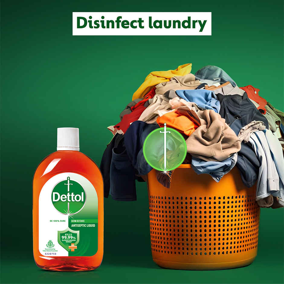 Dettol Antiseptic Liquid for First Aid, Surface Disinfection and Personal Hygiene