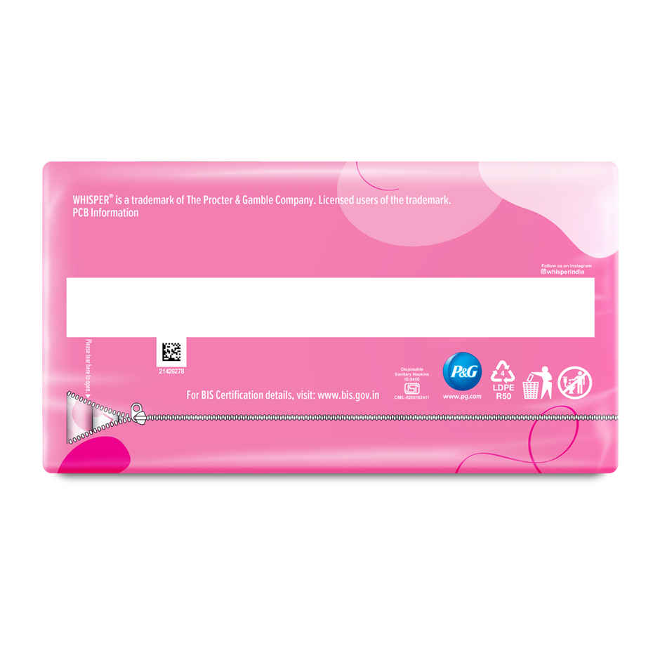 Whisper Ultra Skin Love Soft Sanitary Pads for Women | XL 