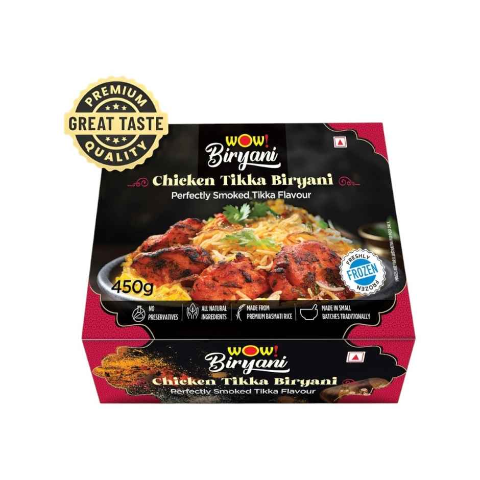 Wow! Chicken Tikka Biryani | Instant Meal