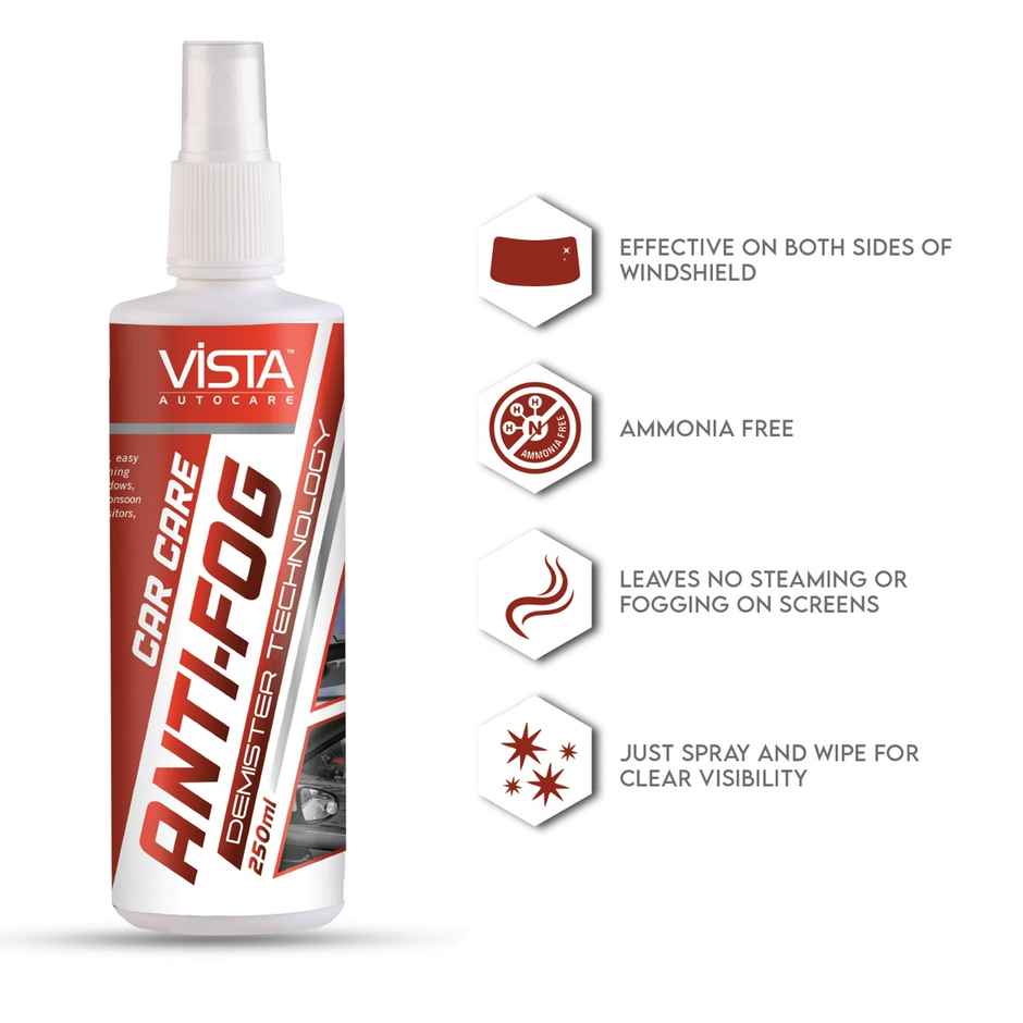 Vista Auto Care Vista Auto Care Anti Fog Demister| Anti-Fog Spray for Car Windscreen
