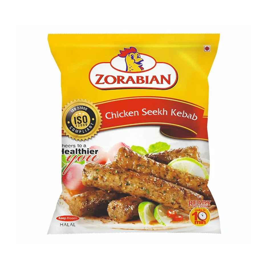 Zorabian Chicken Seekh Kebab | Ready To Cook