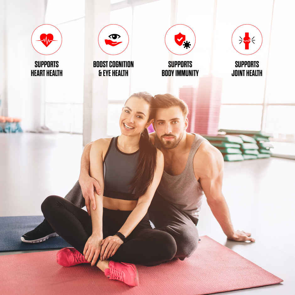 Big Muscles Nutrition Salmon Fish Oil Soft Gels | Fish Oil | For Heart - Joint - Muscles