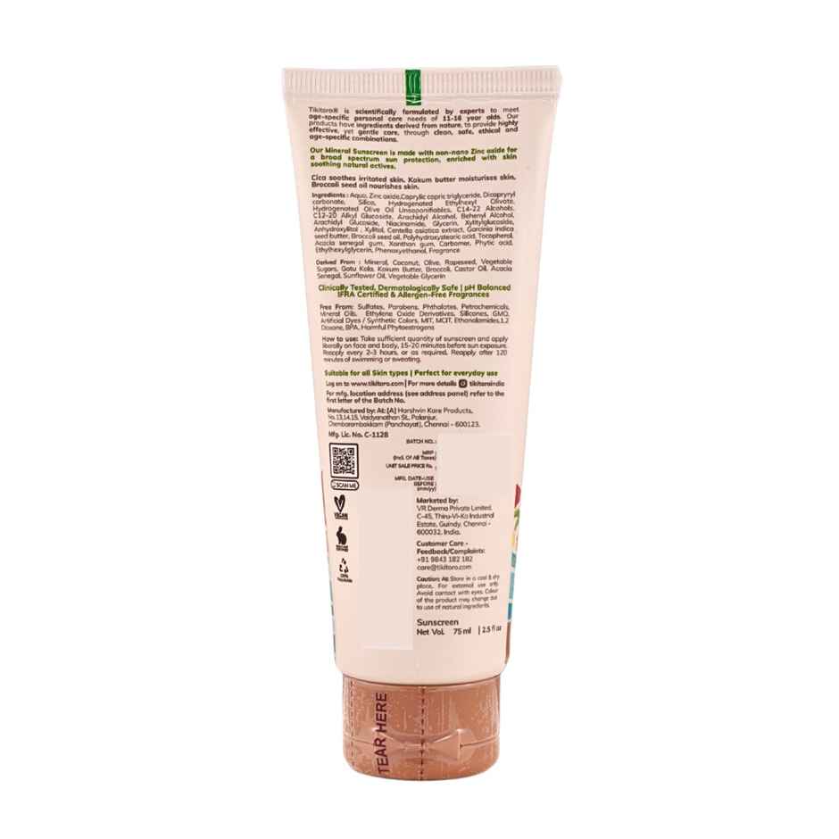 Tikitoro Teens Mineral Sunscreen