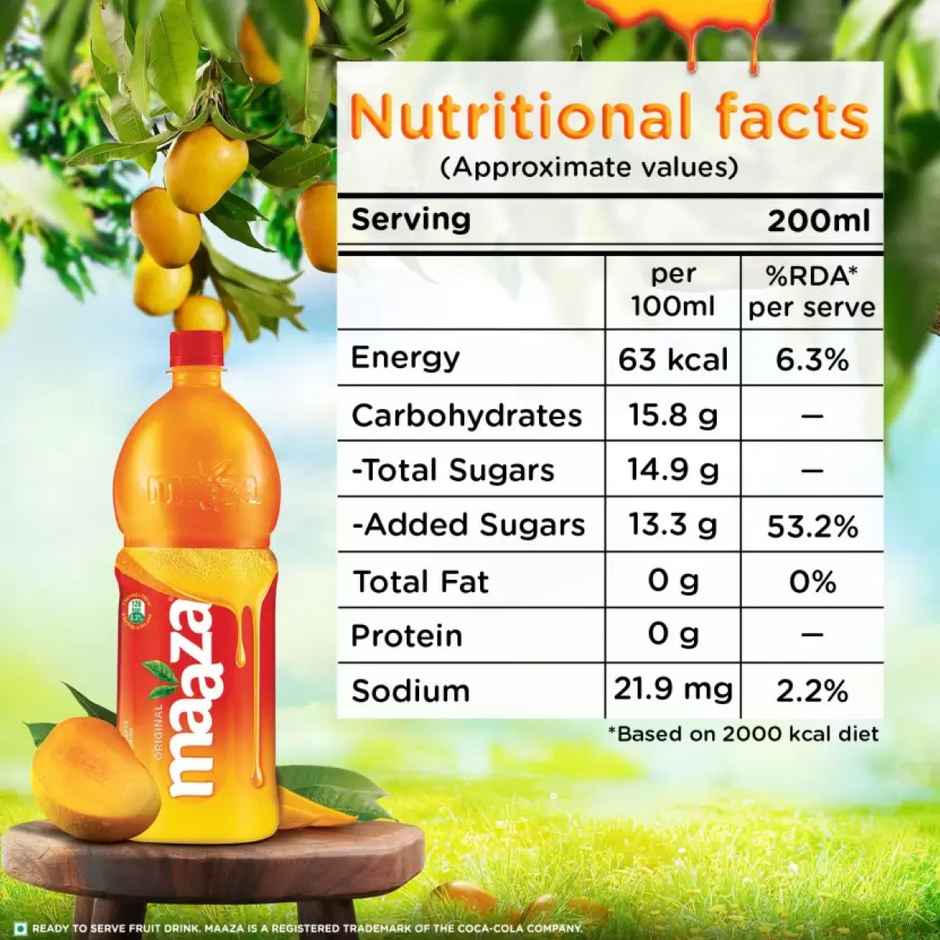 Maaza Mango Fruit Juice | Ready to Drink Beverage