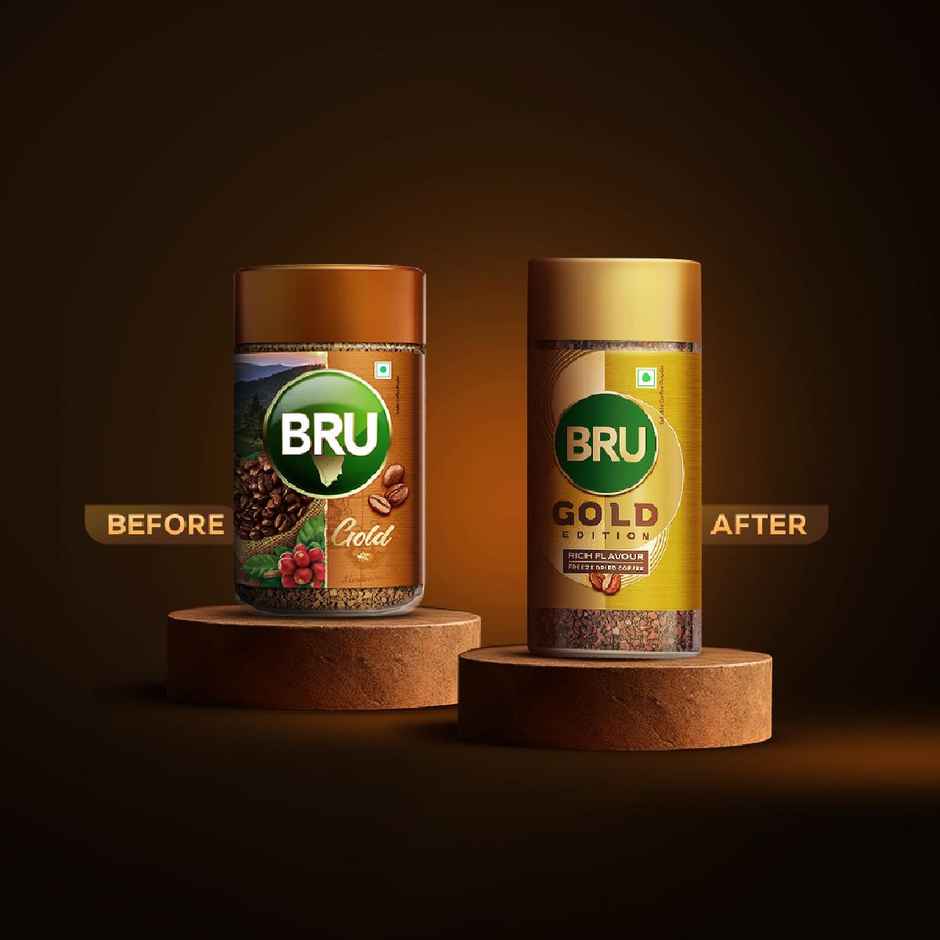 Bru Gold Edition | Premium Freeze Dried Coffee | Experience Intense Coffee Taste | Aromatic Instant Coffee