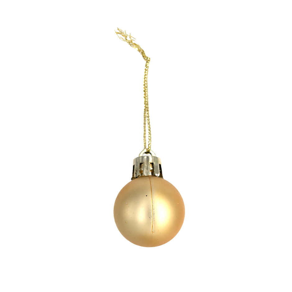 Christmas Glitter Matt Shiny Balls For Tree decor | Golden | Gullak