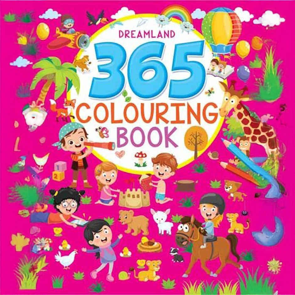 Dreamland 365 Colouring Book for Kids | Creative Fun & Painting Book | Drawing & Coloring Art Book