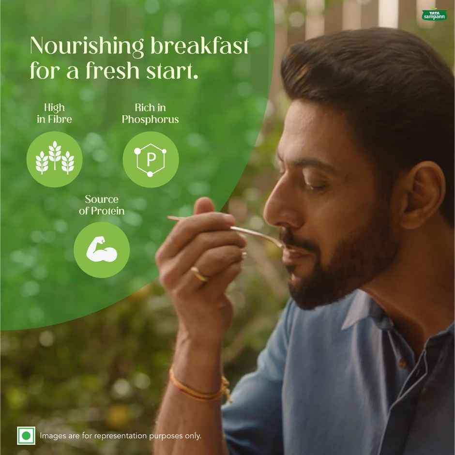 Tata Sampann, High in Fibre Poha(Thick)(500 gms) & Safe Harvest Groundnut(500 gms) Combo