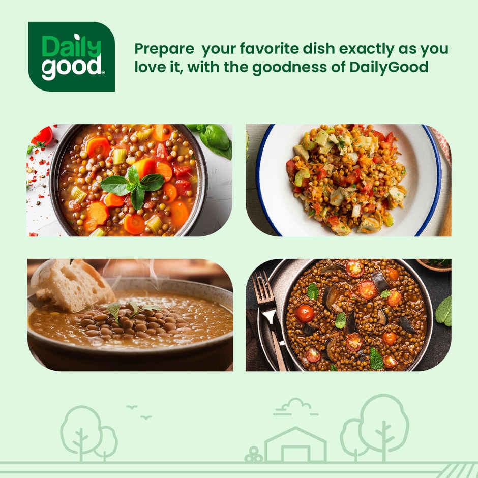 Daily Good Unpolished Masoor Black Whole