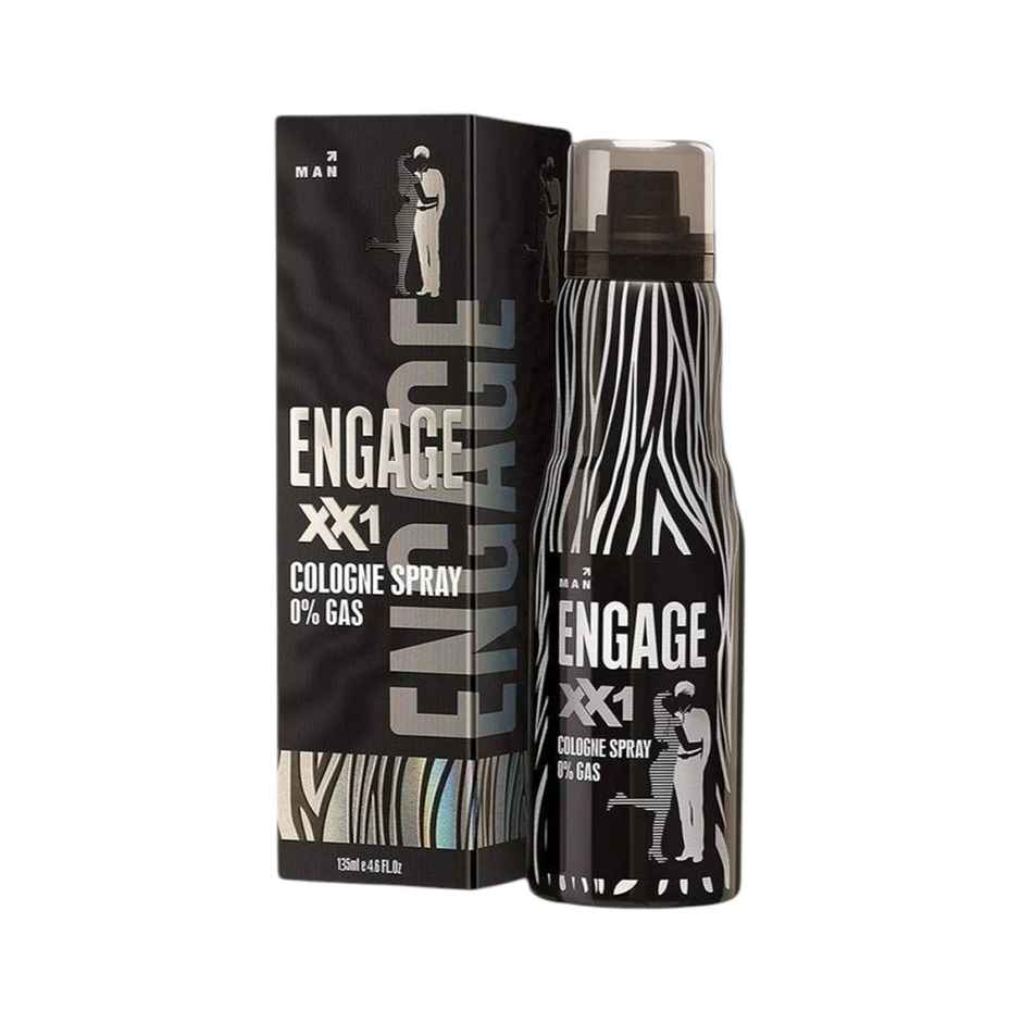 Engage XX1 Cologne No Gas Perfume for Men, Citrus & Spicy, Skin Friendly