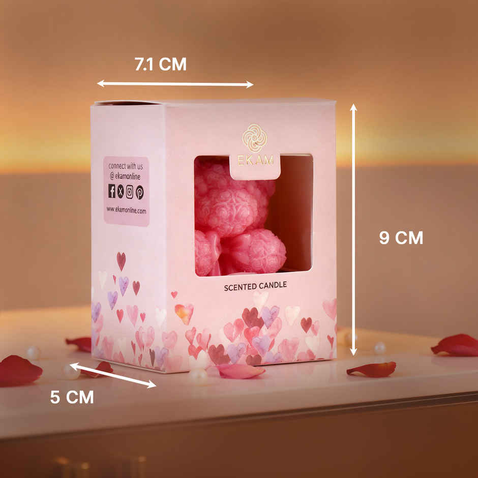 Ekam Moonlit Desire Teddy Bear Candle