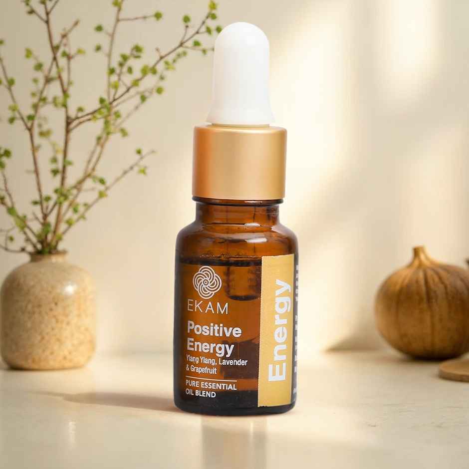 EKAM Positive Energy Wellness Blend | Aromatherapy Series | 10 ml | Essential Oil Blend