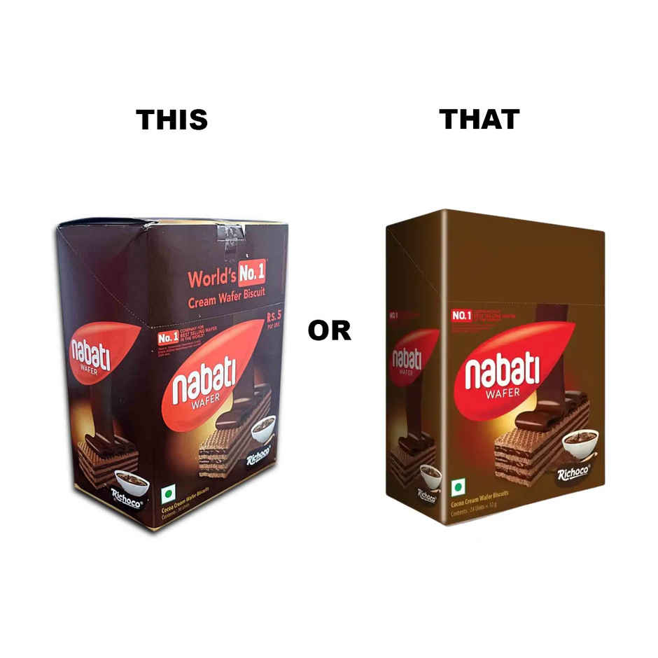 Nabati Cream Wafer Biscuits - Richoco